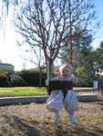 Back to the swings, her favorite!